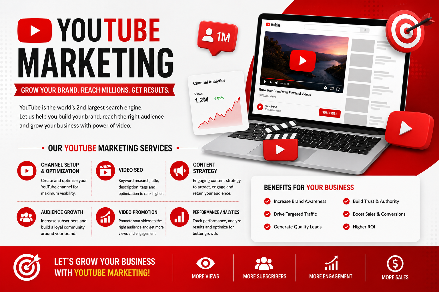Rank Spiders YouTube Marketing Services — Grow Your Brand, Reach Millions
